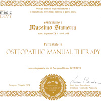 Attestato - Osteopathic Manual Therapy