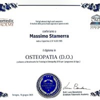 Diploma - Osteopata D. O.
